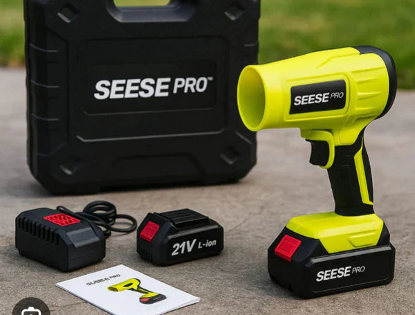 Seese Pro 2.0™ Soprador Portátil Turbo - Casa, Quintal, Carro, Sitio, Chacara, Fazenda e MUITO mais!